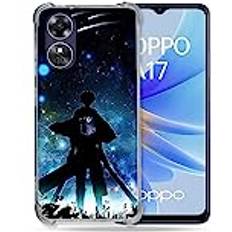 Cokitec Förstärkt fodral för Oppo A17 Manga Attack Titans Levi