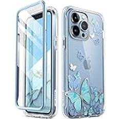 i-Blason Cosmo Schutzhülle für 6,7 Zoll iPhone 13 Pro Max 5G 2021 Blue Fly