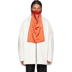 Orange Face Masks Rick Owens UNI Long Face Mask