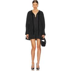 Simkhai SIMKHAI Edison Ruffle Mini Dress in Black. M, XS