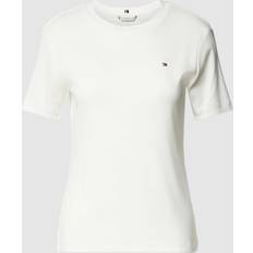 Tommy Hilfiger Dame T-shirts Tommy Hilfiger New Slim Cody T-shirt - Ecru