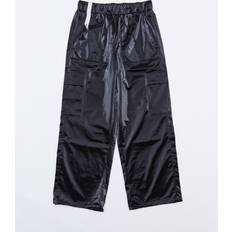 Rains Black Trousers & Shorts Rains Cargo Pants Wide W3