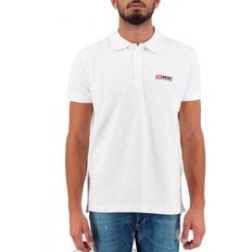 Diesel Men Tops Diesel White Cotton Polo Shirt