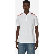 Clothing Moncler Men's Shoulder Stripe Polo Shirt White Regular/40