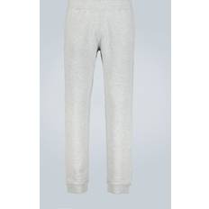 Sunspel Cotton Loopback Sweatpants - Grey