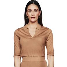 Pierre Robert X Jenny Skavlan Wool Top Camel