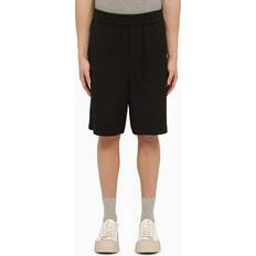 Wool Shorts Ami Paris Elasticated waist bermuda black