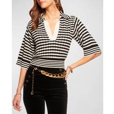 Blouses Ramy Brook Azaria Striped Knit Blouse