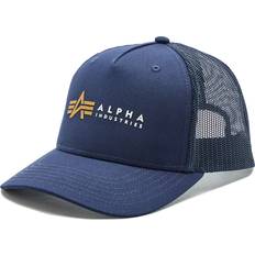 Alpha Industries Dame Tilbehør Alpha Industries Hætte - Navy/Gylden Gul/Hvid