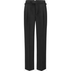 Ami Paris Herren Hosen Ami Paris Black Pleated Trousers