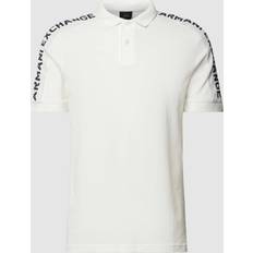 Armani Exchange White Polo Shirts Armani Exchange Polo Shirt Men colour White