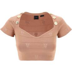 Brown - Women Blouses Pinko Sweater Woman color Camel