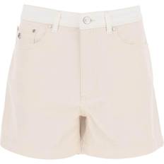 Trousers & Shorts Stella McCartney Banana Denim Shorts - White