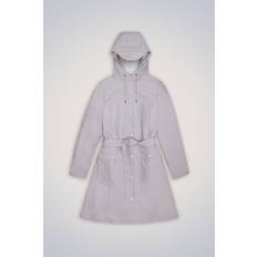 Rains Curve W Waterproof Shell Jacket Purple