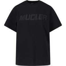 MUGLER Black Bonded T-Shirt 1999 Black