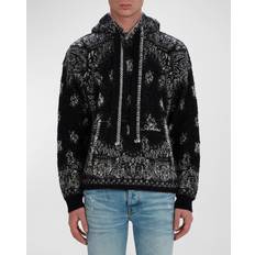 Amiri Sweaters Amiri Black Bandana Hoodie