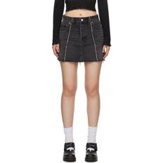 Levi's Mujer Faldas Levi's Women's Black Recrafted Icon Denim Mini Skirt