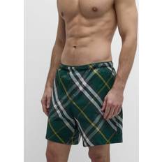 Burberry Badkläder Burberry EKD Logo Check Swim Shorts - Ivy Check