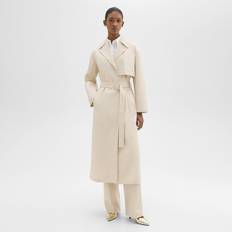 Theory Wrap Trench Coat - Beige