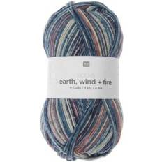 Tøj Rico Design Socks Earth Wind Fire 4-fägig Aqua