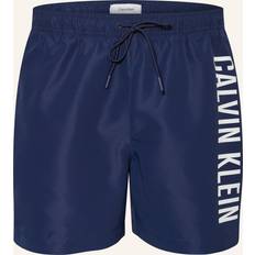 Polyester Maillots de Bain Calvin Klein Logo Swim Shorts KM0KM01004 - Navy