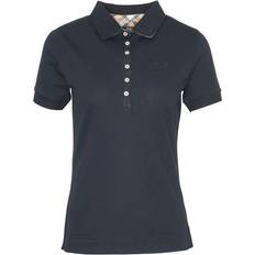 Barbour Polotrøjer Barbour Portsdown Polo SS Navy/Primrose Tartan UK18/DK44