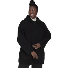 adidas Polar Fleece Long Hooded Jakke Dame Sort