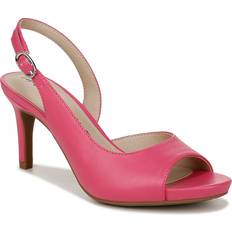 Suede - Women Heels & Pumps LifeStride Teller Women's Slingback Pumps, Wide, Pink