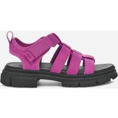 UGG Recycled Materials Sandals UGG Ashton Multistrap Sandal for Kids in Mangosteen, 12, Leather