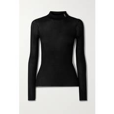Ribstrikket Cassandre Sweater Top - Sort
