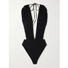 XL Swimsuits Saint Laurent Halterneck swimsuit black