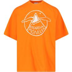 Moncler Herre T-shirts Moncler Jay-Z Logo Crop T-Shirt - Orange