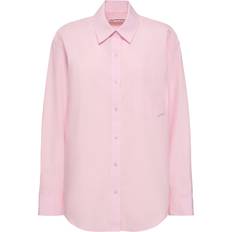 Boyfriend Shirts Alexander Wang Boyfriend Cotton Shirt Light Pink