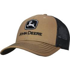 John Deere John Deere Twill Trucker Hat Mesh Baseball Cap-Olive-Os