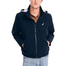 Blue Outerwear Nautica Men's Rainbreaker Bomber Jacket, Navy Blue