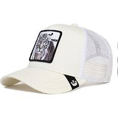 White Headgear Goorin Bros. Goorin Bros. The Farm Core Unisex Adjustable Mesh Snapback Trucker Cap, White White Tiger One