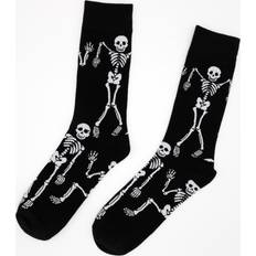 Shein Socks Shein Pair of Men's Skull Graphic Socks Men's Trendy Socks Theme Socks