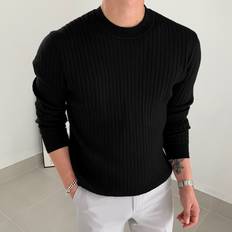 Clothing Shein Men Ribbed Knit Jumper