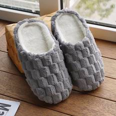 Men Slippers Shein Soft-sole Indoor Home Slippers One Pair - Warm Lightweight