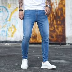 Clothing Shein Men Cotton Zip Fly Skinny Jeans