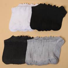 Fabric Socks Shein Socken Mit 20 Einfarbig Kurz - Alltag