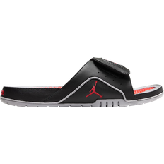 Nike Faux Leather Slippers & Sandals Nike Jordan Hydro 4 Retro - Black/Cement Grey/Fire Red