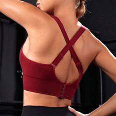 Shein Bras Shein Criss Cross Back Sports Bra