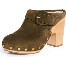 Clogs Veronica Beard Women's Dacey Clogs, Military, Green