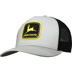 John Deere John Deere Twill Trucker Hat Mesh Baseball Cap-Black-Os