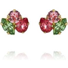 Caroline Svedbom Øreringe Caroline Svedbom Ana Earrings Gold - Red
