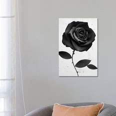 Mercer41 Fabirc Rose Framed Art