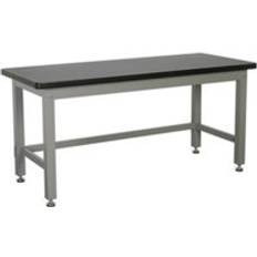 Loops Steel Industrial Workbench 1800mm x 750mm Laminate Worktop Adjustable Feet