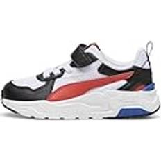 Puma Trinity Lite sneakers barn, Vit aktiv röd svart