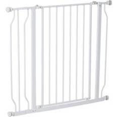Pawhut Fit Pet Gate Extra Wide Stair Gate for Dogs
